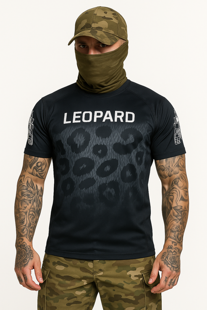 ⚔️POSTRIL “LEOPARD” Tactical Tee – Coolmax® Edition