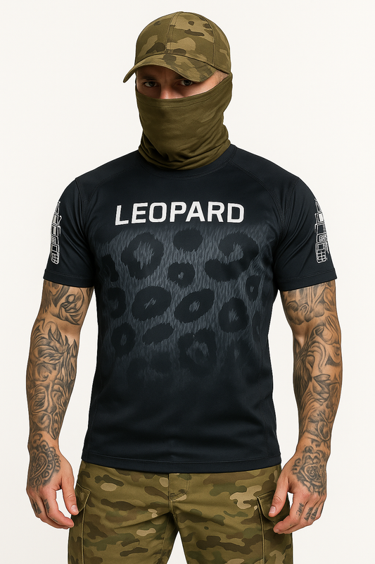 ⚔️POSTRIL “LEOPARD” Tactical Tee – Coolmax® Edition